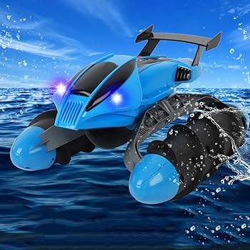 Amazon.co.jp: RC ホバークラフト 防水 2.4G RC ボート 水陸両用